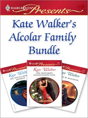 cover image of Kate Walker's Alcolar Family Bundle